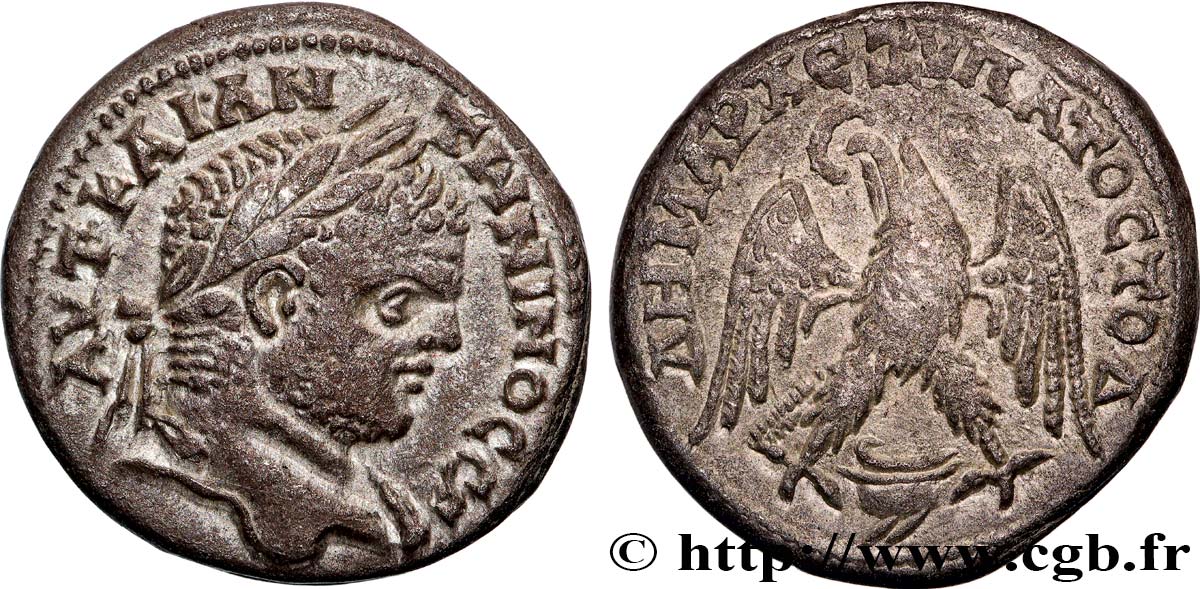CARACALLA Tétradrachme syro-phénicien AU