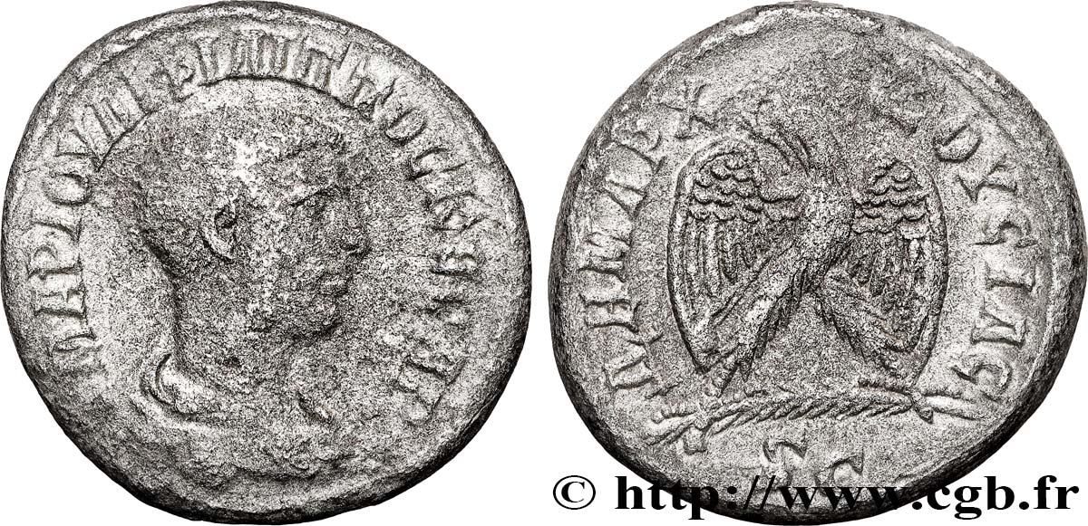 PHILIPPUS II Tétradrachme syro-phénicien XF