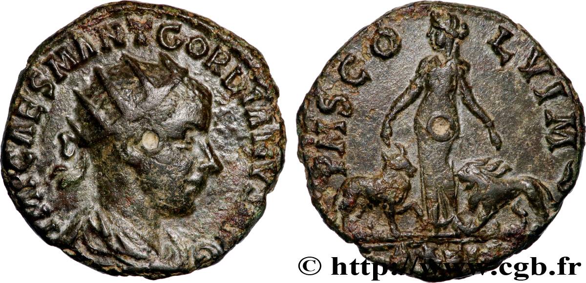 GORDIAN III Dupondius XF