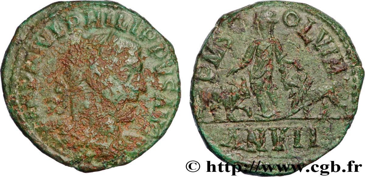 PHILIPPUS Sesterce VF/XF