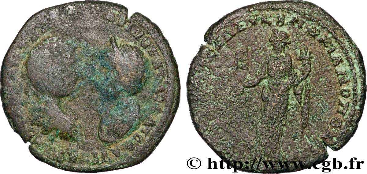 ELAGABALUS and JULIA MAESA Pentassaria VF