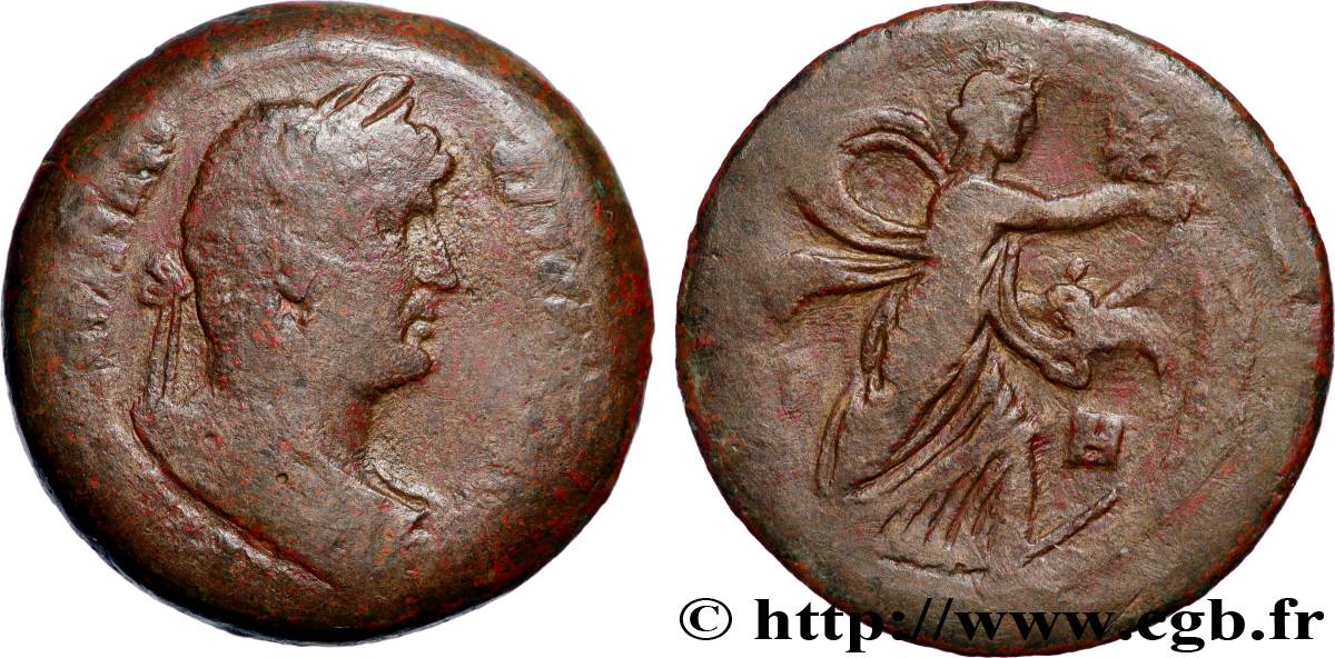 HADRIAN Drachme VF