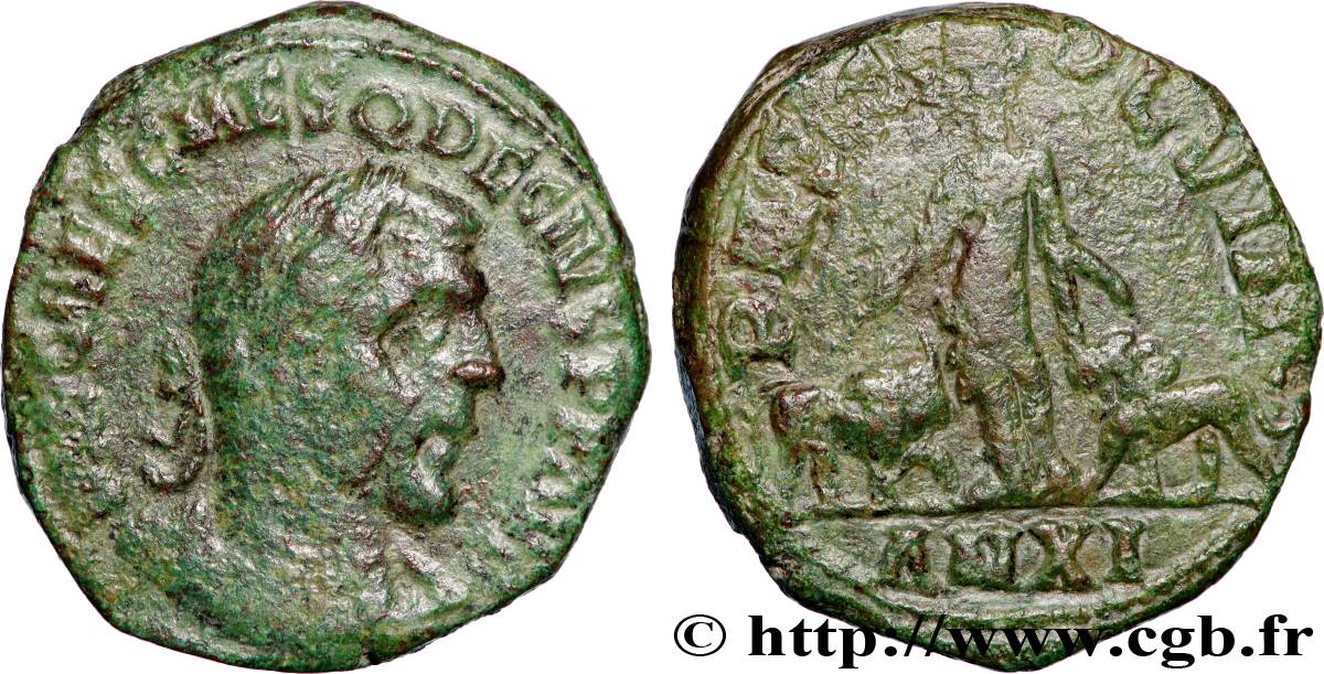 TRAJAN DÈCE Sesterce TB+