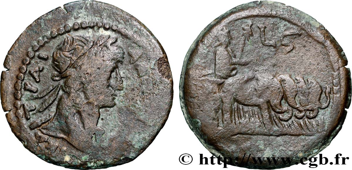 TRAJAN Drachme TB+
