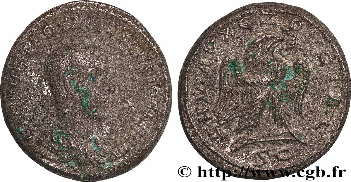 HERENNIUS ETRUSCUS Tétradrachme syro-phénicien SS/fVZ