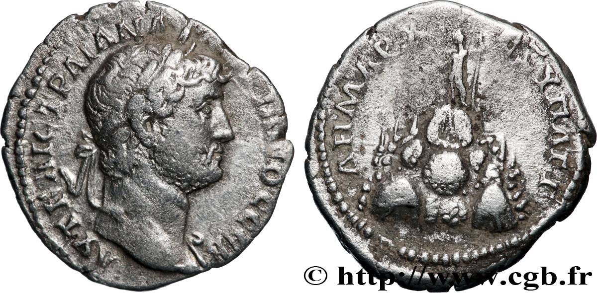 HADRIAN Drachme XF