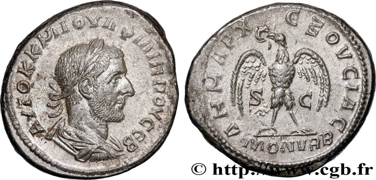 PHILIPPE Ier L ARABE Tétradrachme syro-phénicien SUP