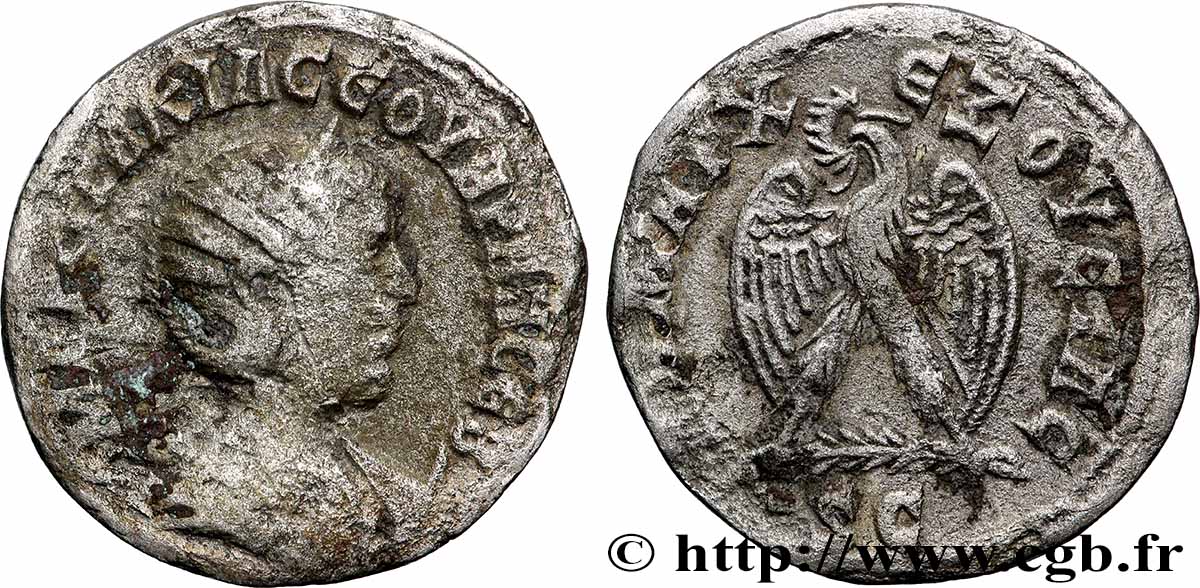 OTACILIA SEVERA Tétradrachme syro-phénicien VF/XF