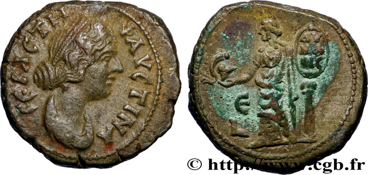 FAUSTINE JEUNE Tétradrachme TTB+