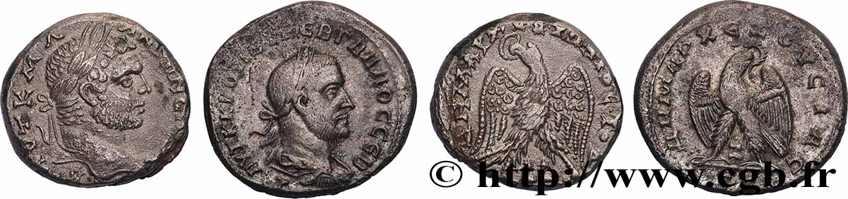 LOTS Lot de 2 tetradrachmes syro-phénicien lot