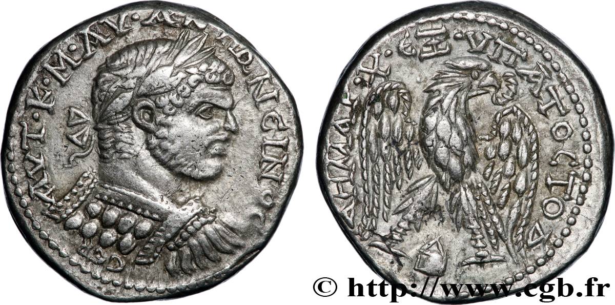 CARACALLA Tétradrachme syro-phénicien SUP