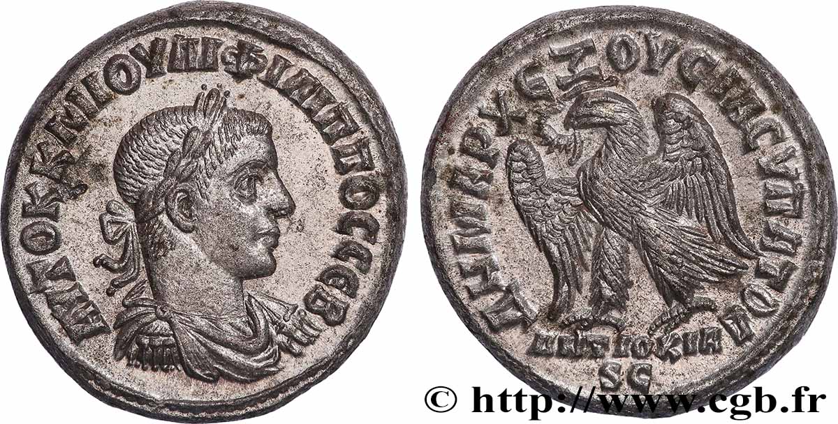 FILIPPO II FIGLIO Tétradrachme syro-phénicien SPL/MS