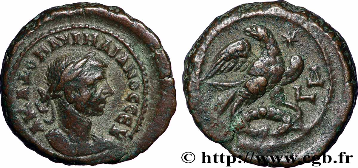 AURÉLIEN Tétradrachme TTB