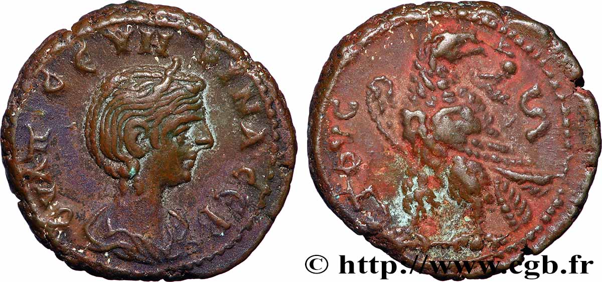 SEVERINA Tétradrachme SS