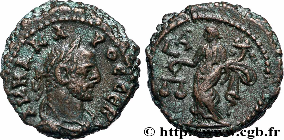 CARUS Tétradrachme AU