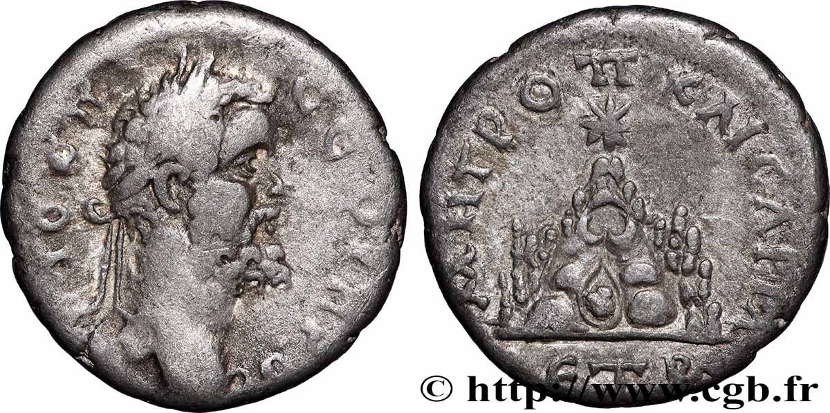 SEPTIME SÉVÈRE Drachme TB+/TTB