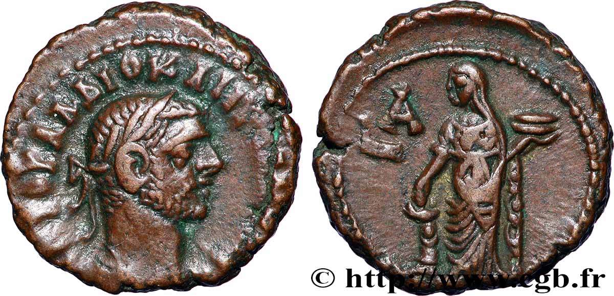 DIOCLECIANO Tétradrachme MBC+