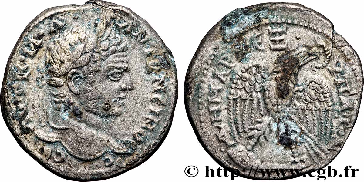 CARACALLA Tétradrachme syro-phénicien BB