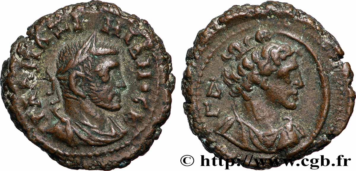 GALERIO Tétradrachme q.SPL