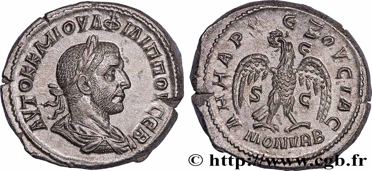 PHILIPPUS Tétradrachme syro-phénicien MS
