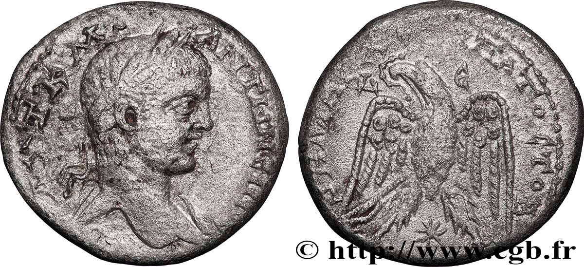 ÉLAGABAL Tétradrachme syro-phénicien TTB