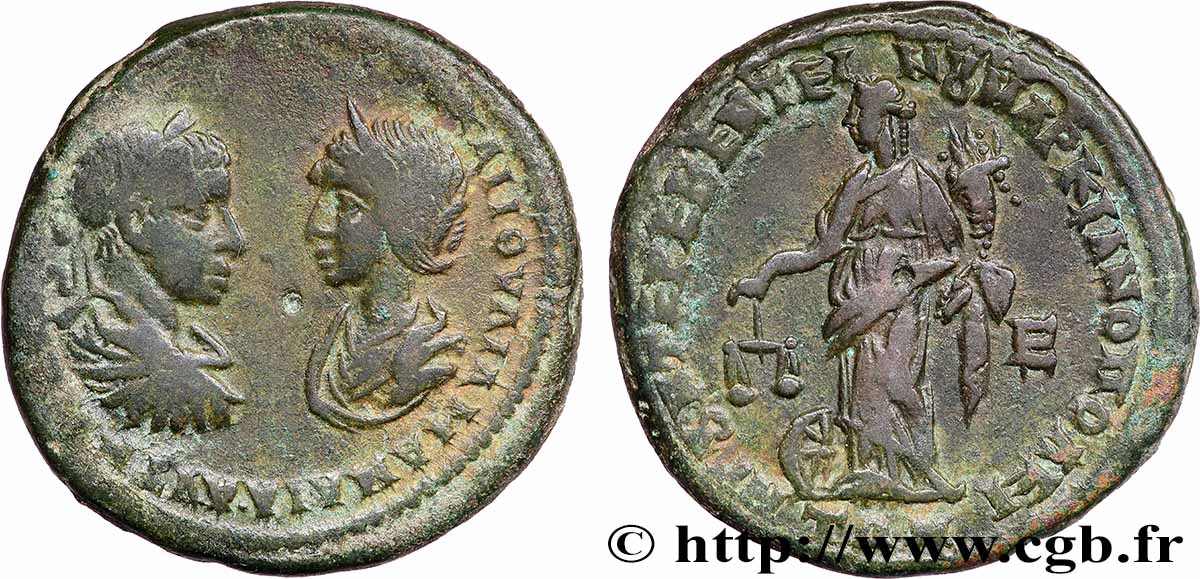 SEVERO ALEJANDRO y JULIA MAMAEA Pentassaria MBC