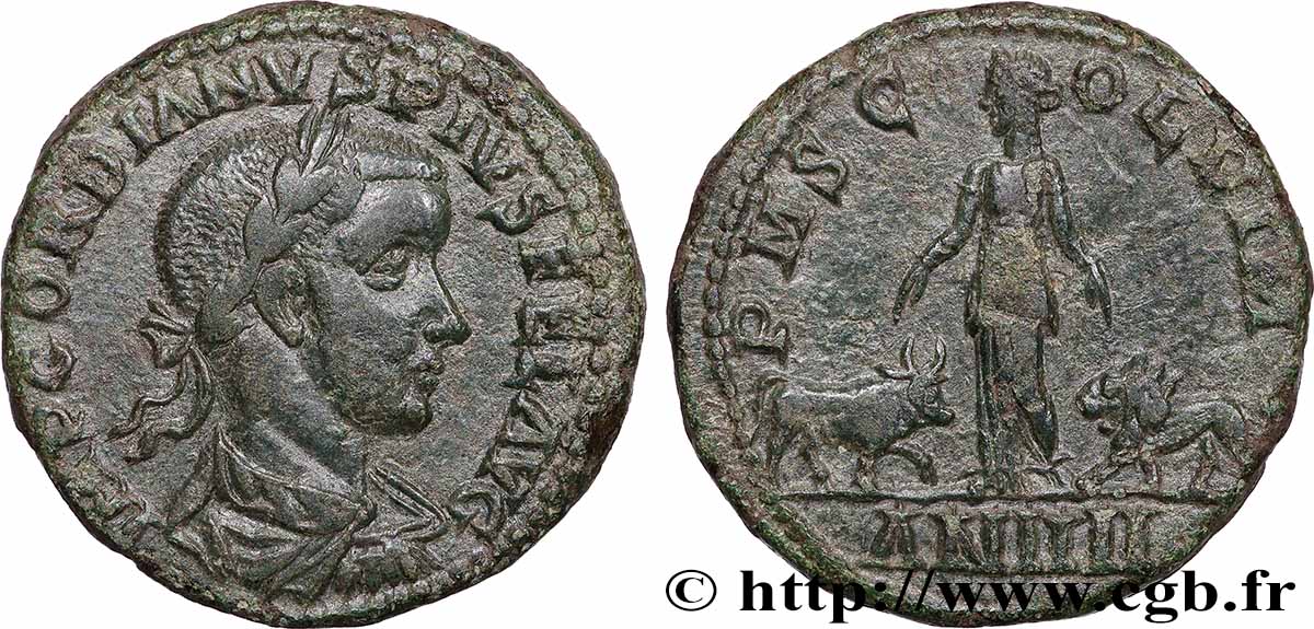 GORDIEN III Sesterce TTB+