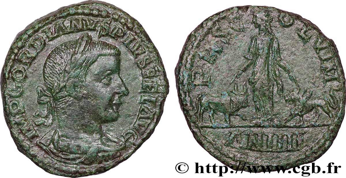 GORDIEN III Sesterce TTB+