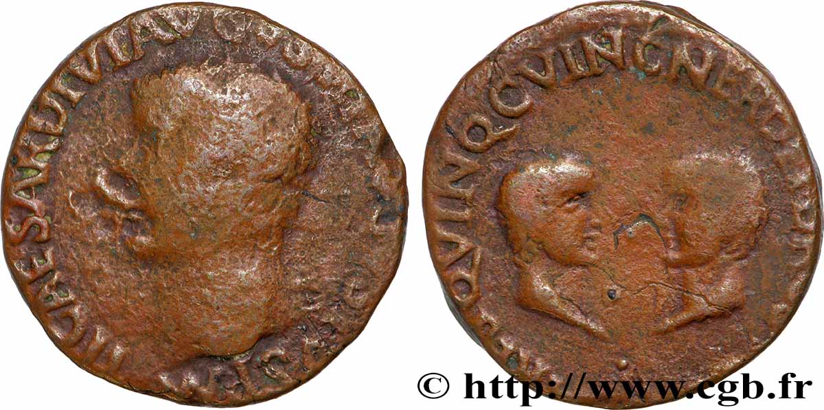 TIBÈRE, NÉRON et DRUSUS CÉSARS As TB