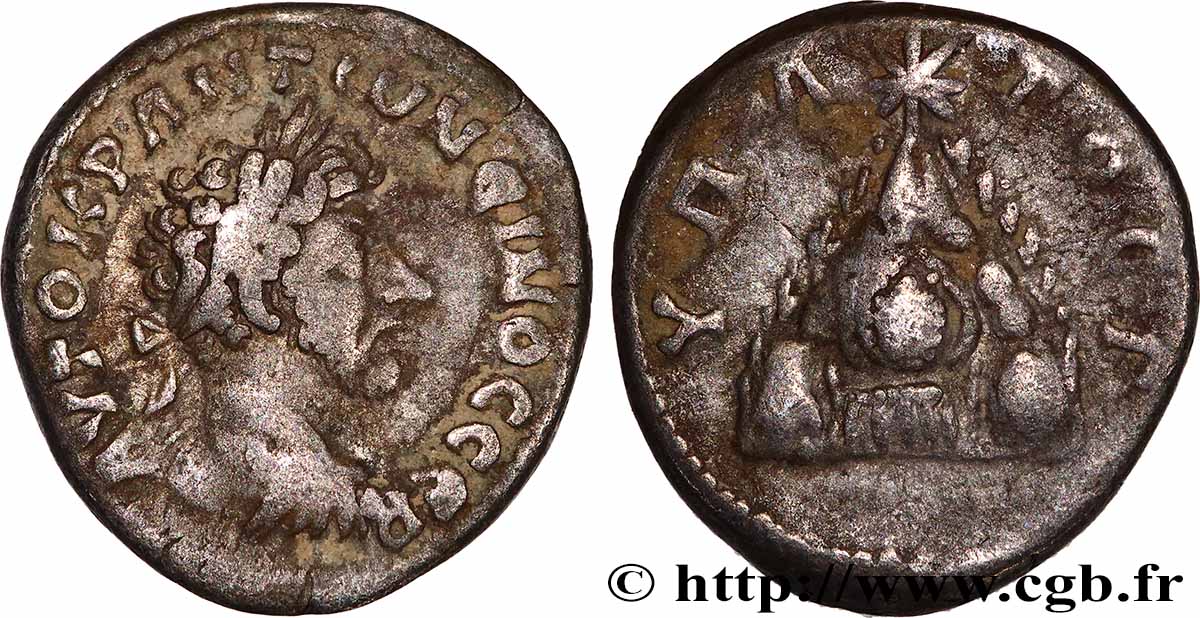 MARCUS AURELIUS Didrachme XF