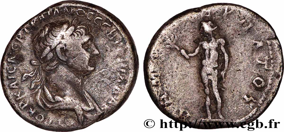 TRAJANUS Didrachme XF