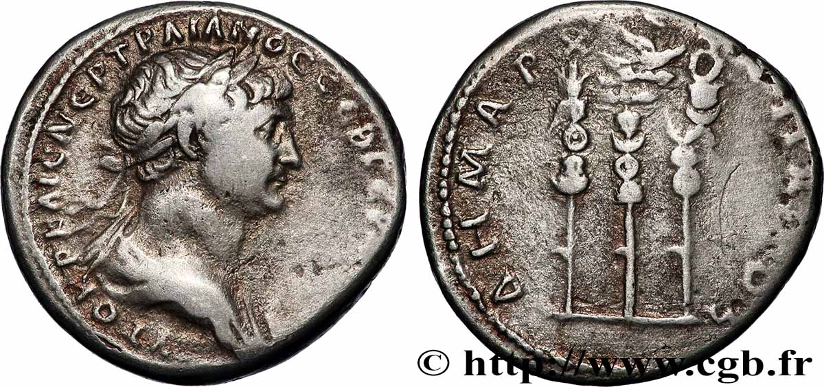 TRAJANUS Tridrachme XF