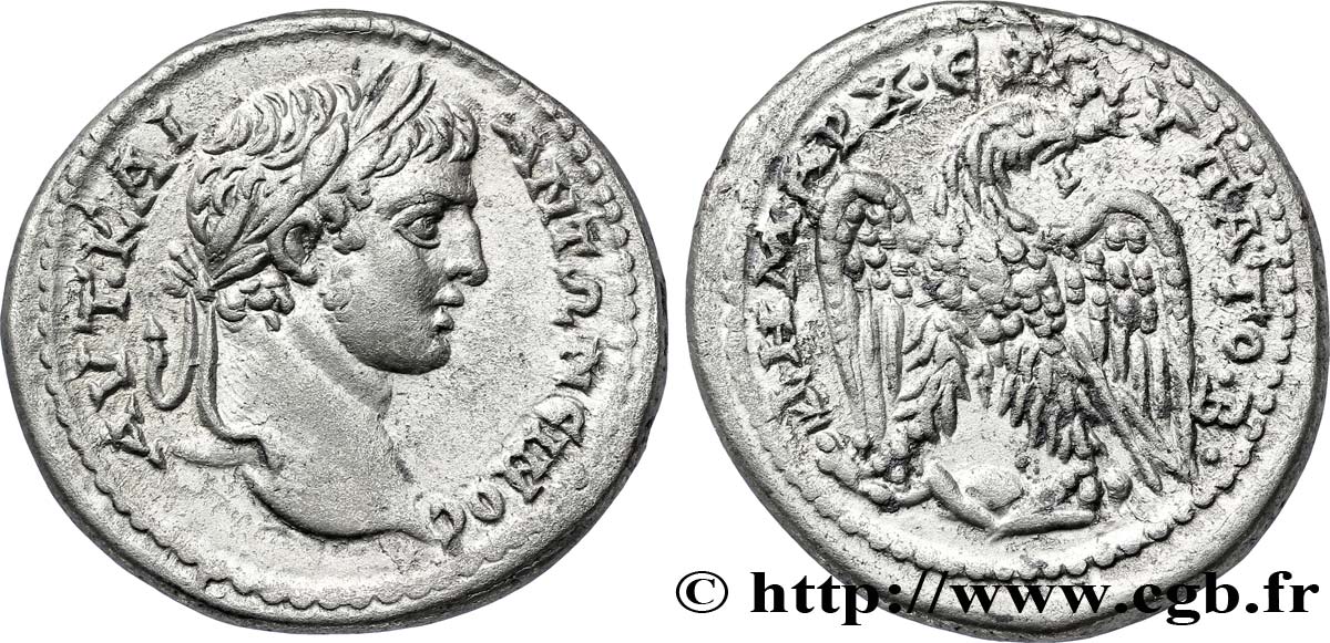 CARACALLA Tétradrachme syro-phénicien EBC