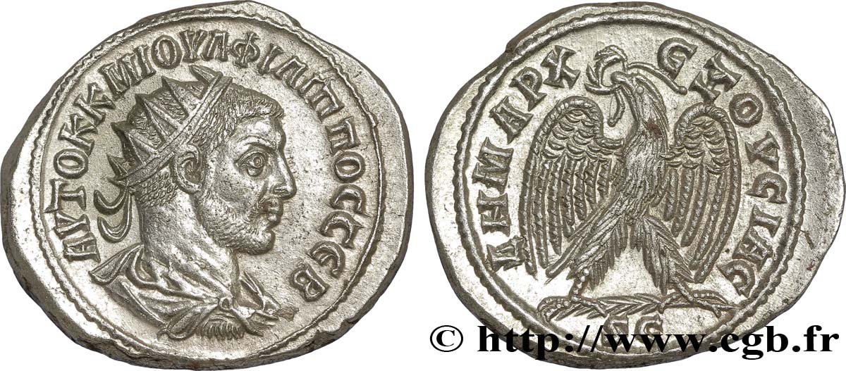 PHILIPPUS Tétradrachme syro-phénicien MS