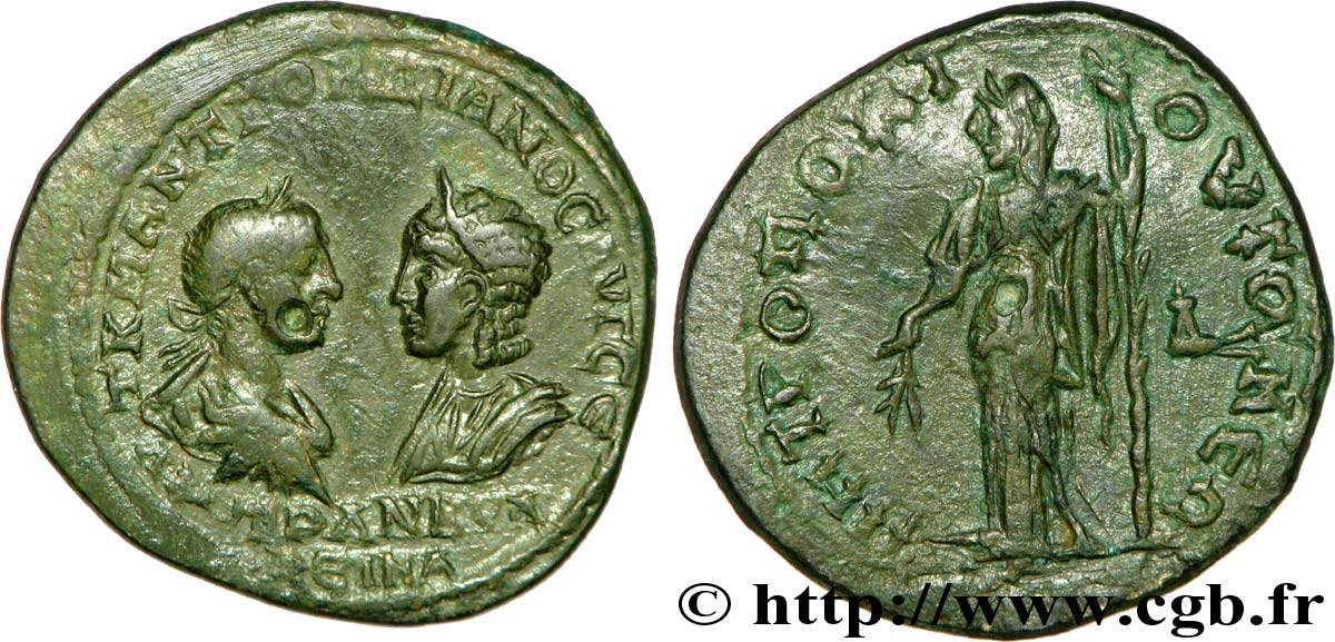 GORDIANUS III und TRANQUILLINA Tetrassaria fVZ
