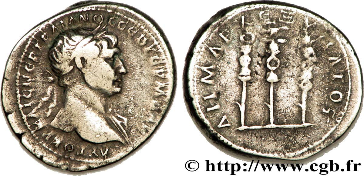 TRAJAN Tridrachme TTB