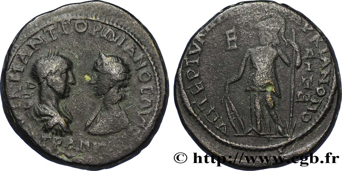 GORDIANUS III and TRANQUILLINA Pentassaria VF
