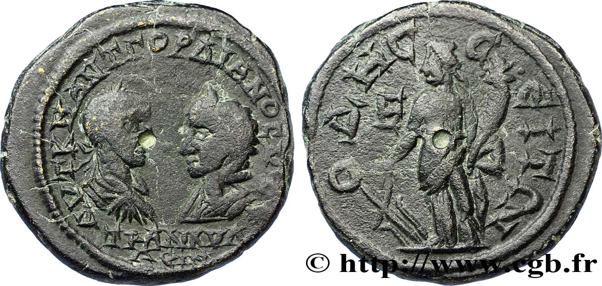 GORDIANUS III and TRANQUILLINA Pentassaria XF
