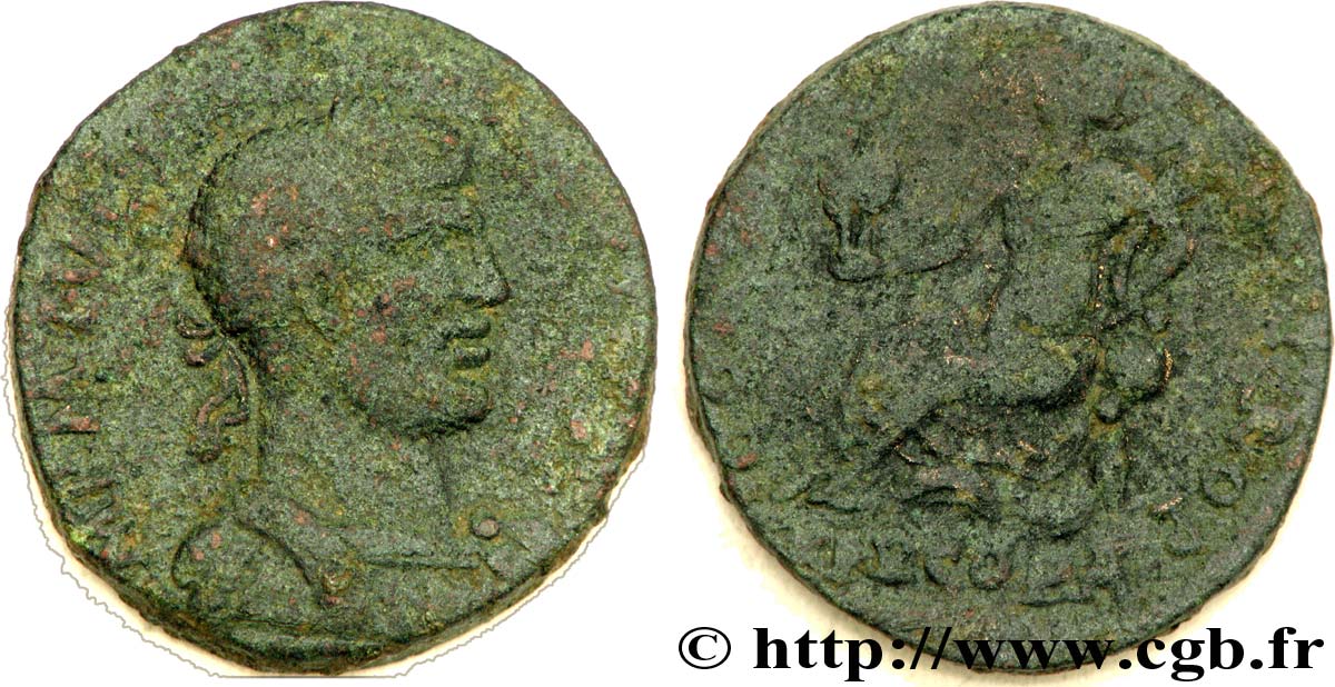 PHILIPPUS I. ARABS Moyen bronze fSS