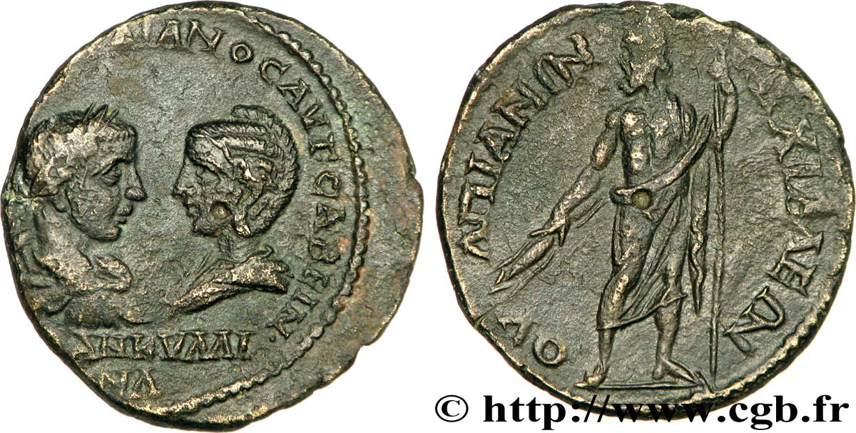 GORDIANUS III und TRANQUILLINA Tetrassaria fSS