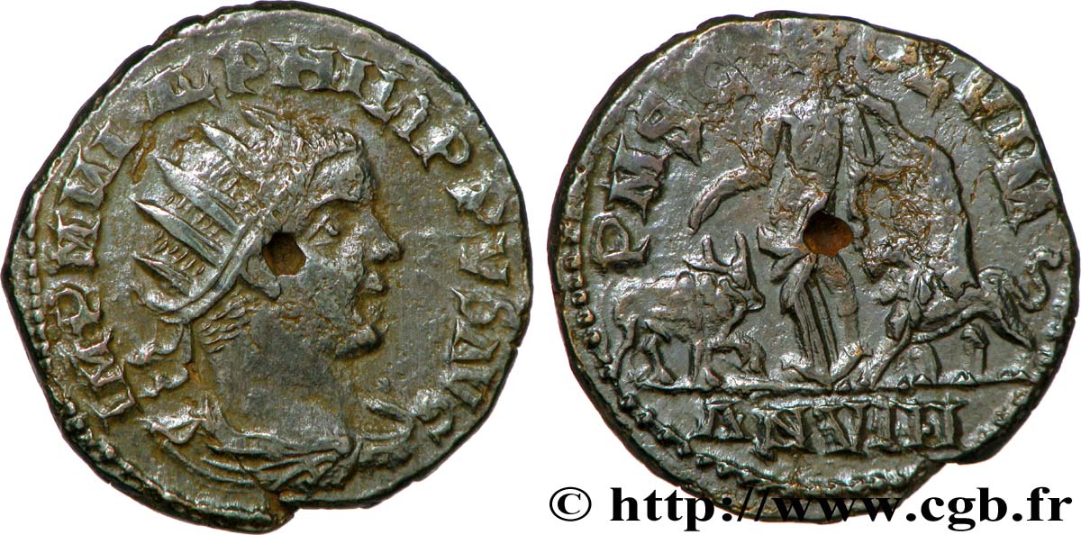 PHILIPPUS II Dupondius fVZ