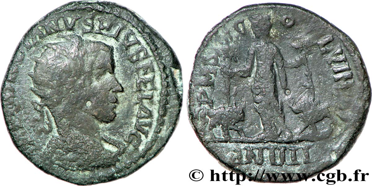 GORDIANO III Dupondius q.BB