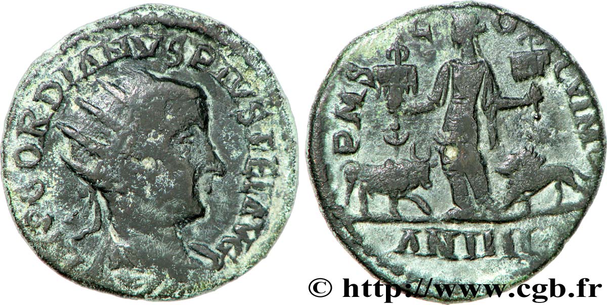 GORDIANO III Dupondius BB