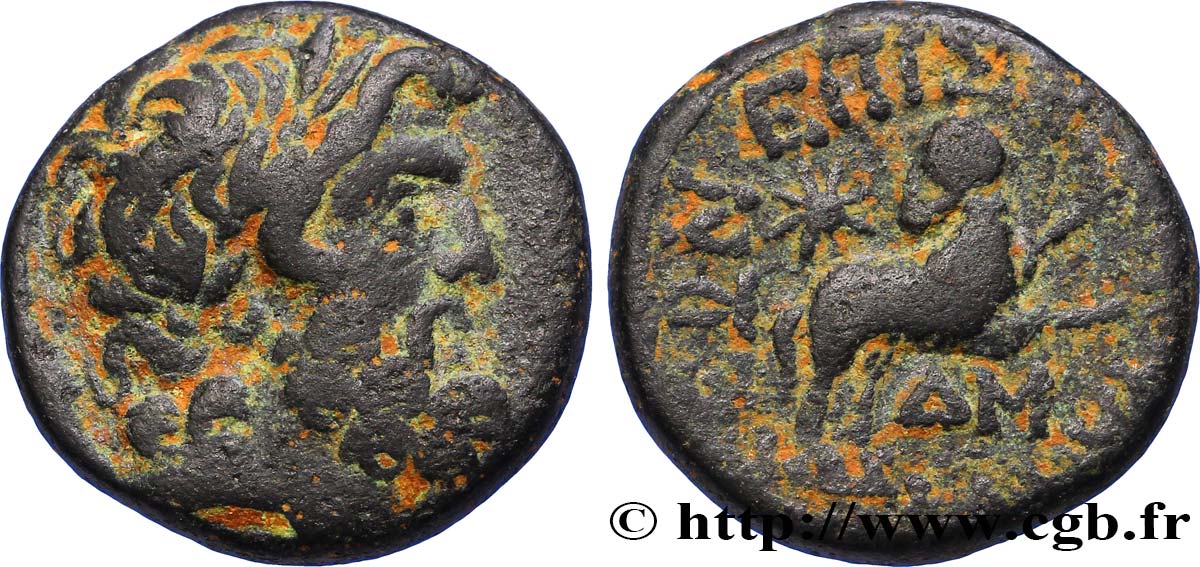 SYRIA - SELEUCIA and PIERIA - ANTIOCHIA - AUGUSTUS Bronze XF