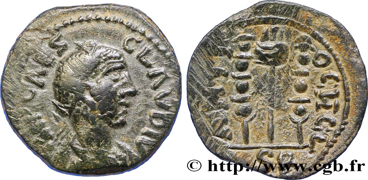 CLAUDIUS II GOTHICUS Dupondius SS