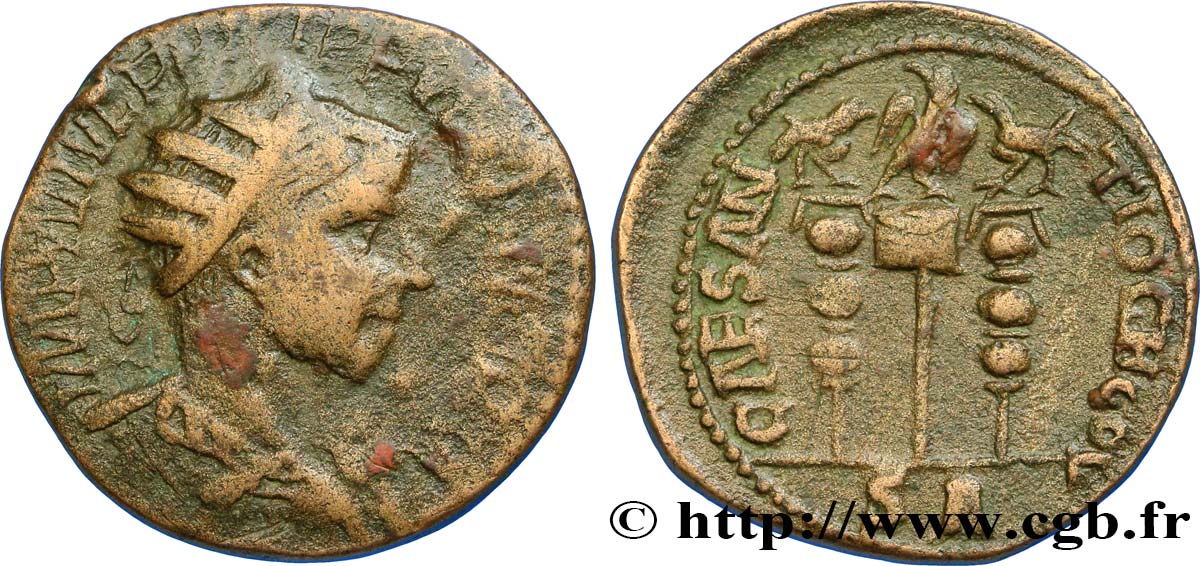 PHILIPPE II Dupondius TB+/TTB