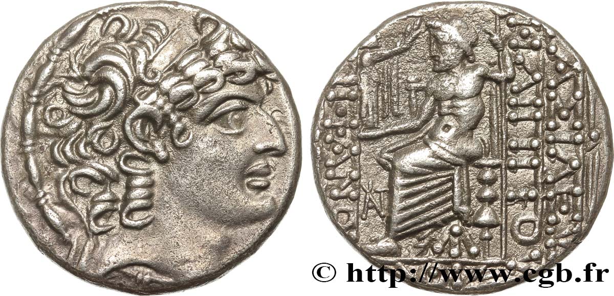 AUGUSTUS Tétradrachme syro-phénicien AU