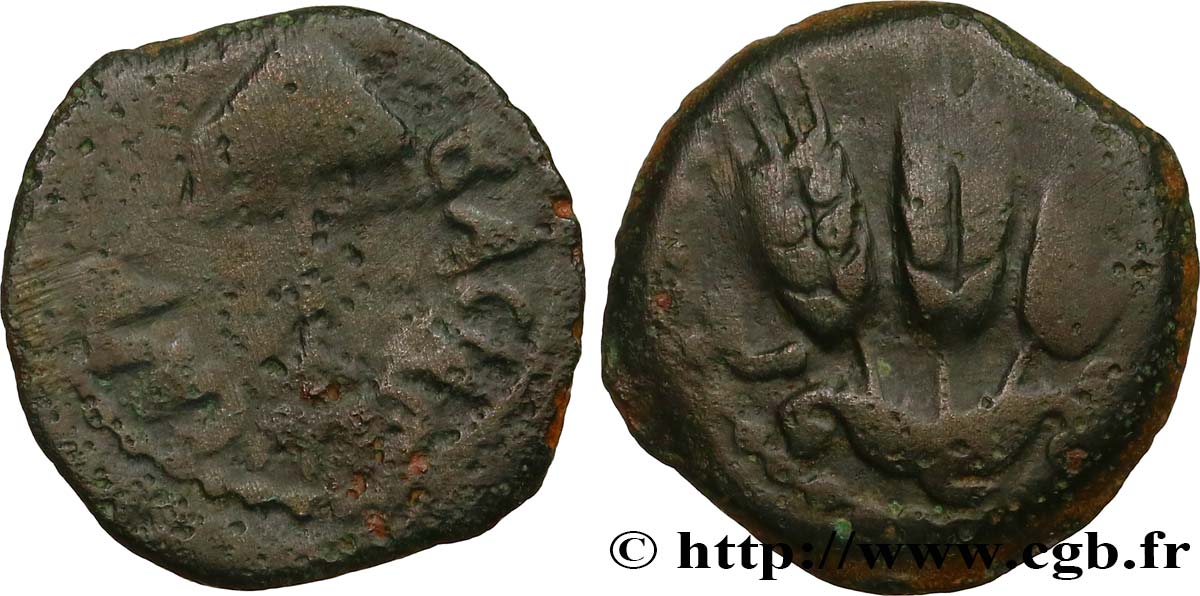 JUDAEA - REINO DE HERODIO - AGRIPPA I Prutah MBC+