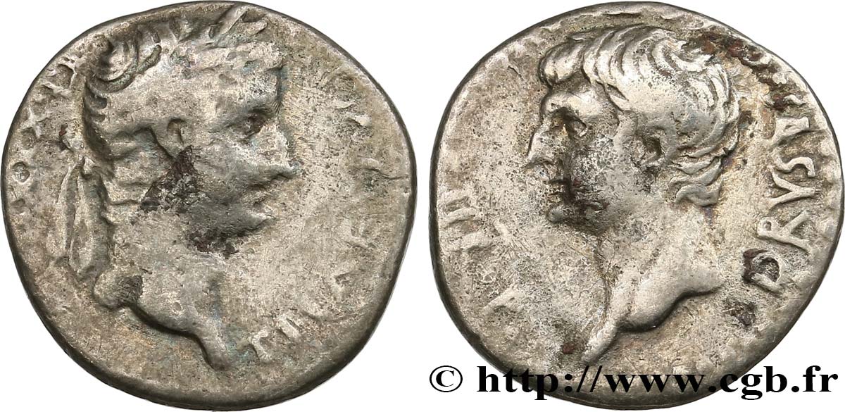 TIBERIUS and DRUSUS Drachme fSS