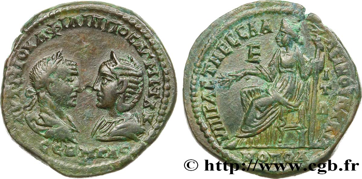 PHILIPPUS I and OTACILIA SEVERA Pentassaria AU